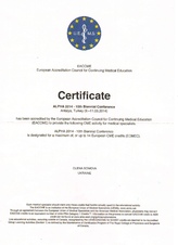 Certificato UEMS Certificato UEMS