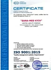Certificato di qualità ISO 9001:2008