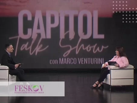 Intervista con i rappresentanti di Feskov HRG alla televisione italiana immagine